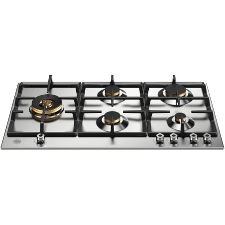 Plaque de cuisson gaz Bertazzoni P905LPROX Inox 90 cm | 5 brûleurs