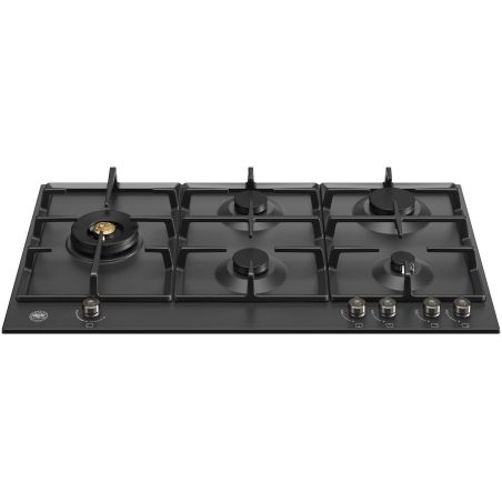 Plaque de cuisson gaz Bertazzoni P905LPRONE | Noir mat 90 cm 5 feux