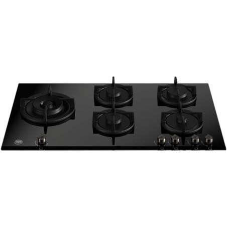 Plaque de cuisson gaz Bertazzoni P905LPROGNE verre noir | 90 cm 5 feux