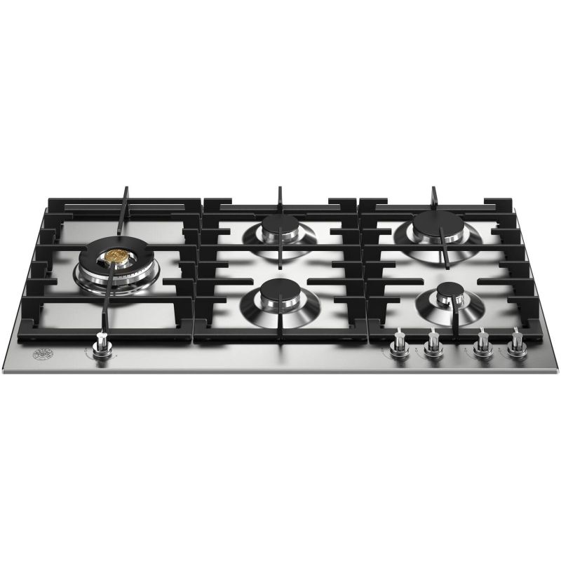 Plaque gaz Bertazzoni P905LMODX Inox | 90 cm 5 brûleurs