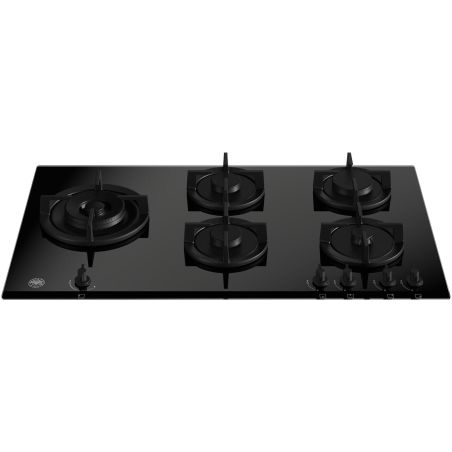 Plaque gaz Bertazzoni P905LMODGNE verre noir | 90 cm 5 feux