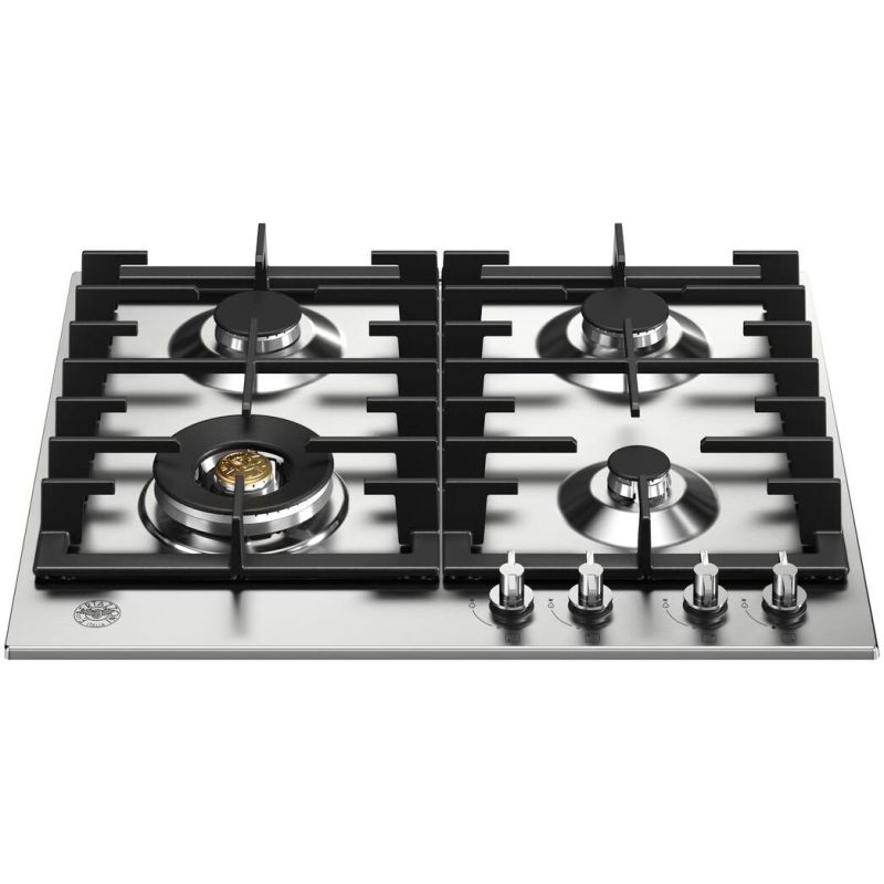 Plaque gaz Bertazzoni P604LMODX 60 cm inox | Modern Series