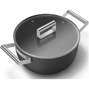 Faitout SMEG 24cm avec couvercle CSF2412