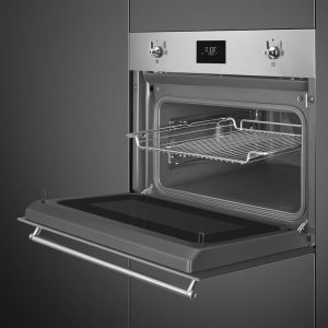 SMEG Classica Four 45 cm SFR9300X Inox chaleur tournante A+ Vapor Clean