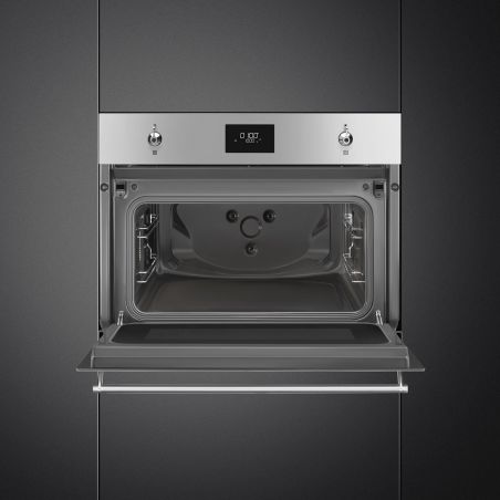 SMEG Classica Four 45 cm SFR9300X Inox chaleur tournante A+ Vapor Clean