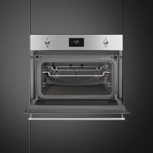 SMEG Classica Four 45 cm SFR9300X Inox chaleur tournante A+ Vapor Clean