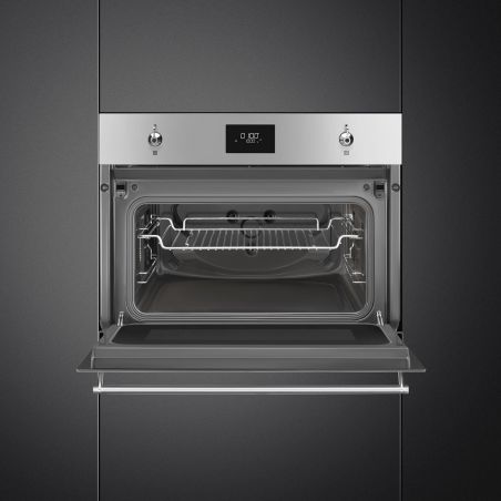 SMEG Classica Four 45 cm SFR9300X Inox chaleur tournante A+ Vapor Clean