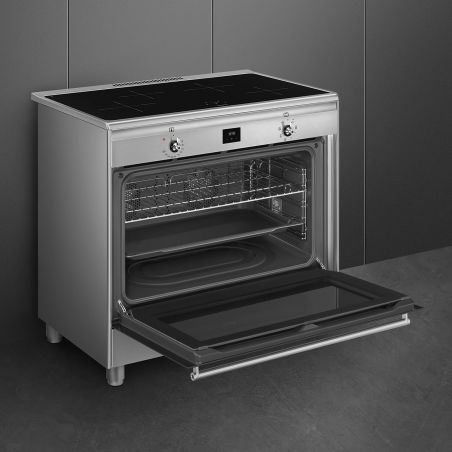 Piano de cuisson SMEG Classica 90 cm induction CG90CIXT
