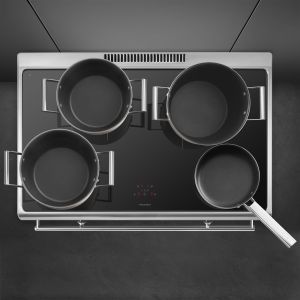 Piano de cuisson SMEG Classica 90 cm induction CG90CIXT