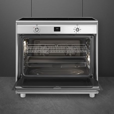Piano de cuisson SMEG Classica 90 cm induction CG90CIXT