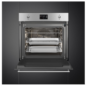 Four combiné vapeur SMEG Classica 60cm Steam100 Vapor Clean SO6302S3PX