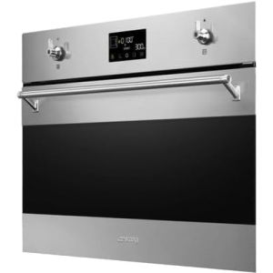 Four encastrable compact SMEG Classica 45cm Inox micro-ondes SO4301M1X