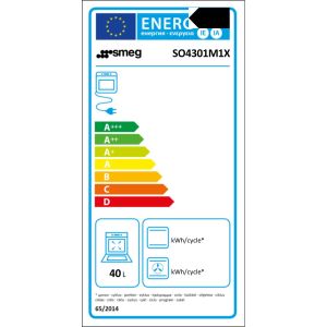 Four encastrable compact SMEG Classica 45cm Inox micro-ondes SO4301M1X