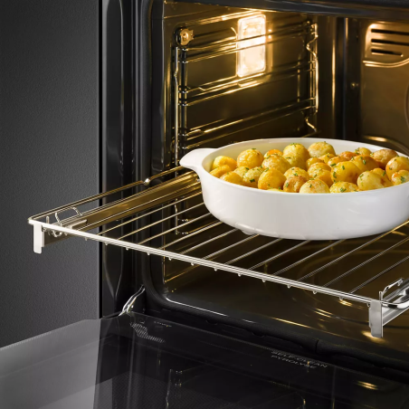 Four multifonction SMEG Classica 90cm Pyrolyse 115L Noir Mat SFP9302TN