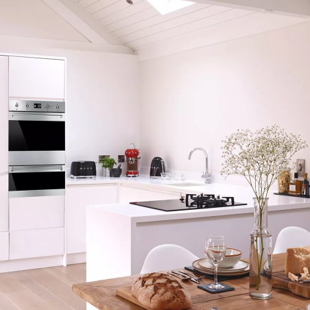 SMEG Classica Four double colonne 60cm Inox Pyrolyse Porte Froide DOSP6390X