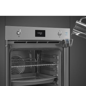 Four encastrable SMEG Classica 60cm combiné vapeur pyrolyse inox SOP6301S2X
