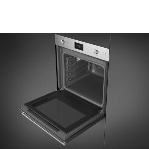 Four encastrable SMEG Classica 60cm combiné vapeur pyrolyse inox SOP6301S2X