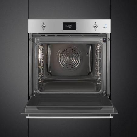Four encastrable SMEG Classica 60cm combiné vapeur pyrolyse inox SOP6301S2X