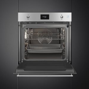 Four encastrable SMEG Classica 60cm combiné vapeur pyrolyse inox SOP6301S2X