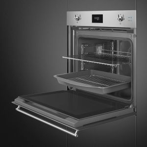 Four encastrable SMEG Classica 60cm combiné vapeur pyrolyse inox SOP6301S2X
