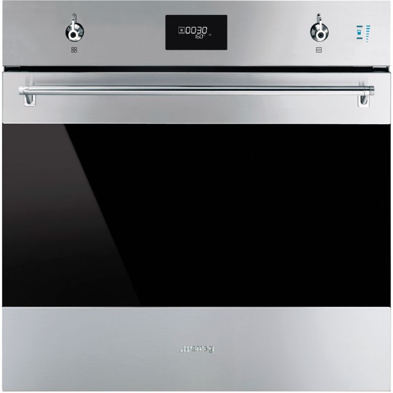 Four encastrable SMEG Classica 60cm combiné vapeur pyrolyse inox SOP6301S2X
