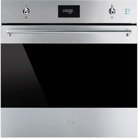 Four encastrable SMEG Classica 60cm combiné vapeur pyrolyse inox SOP6301S2X