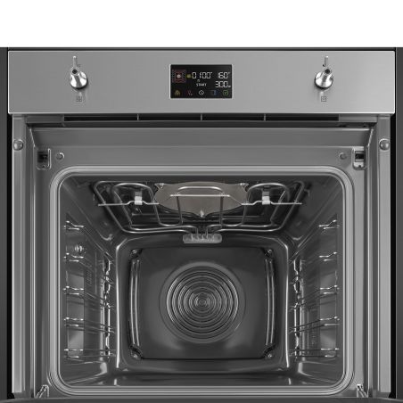 Four encastrable SMEG Classica 60cm Four Combiné 68L Inox Vapor Clean SO6302M2X