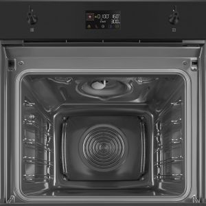 Four combiné micro-ondes SMEG Classica 60 cm Noir Vapor Clean SO6302M2N
