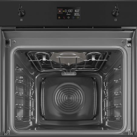 Four combiné micro-ondes SMEG Classica 60 cm Noir Vapor Clean SO6302M2N