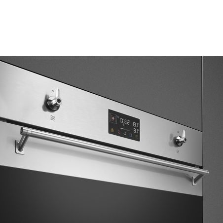 Four combiné vapeur SMEG Classica 60cm Steam100 Vapor Clean SO6302S3PX
