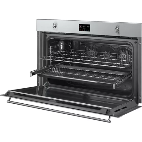 Four multifonction Smeg Classica 90cm Pyrolyse Inox SFP9302TX