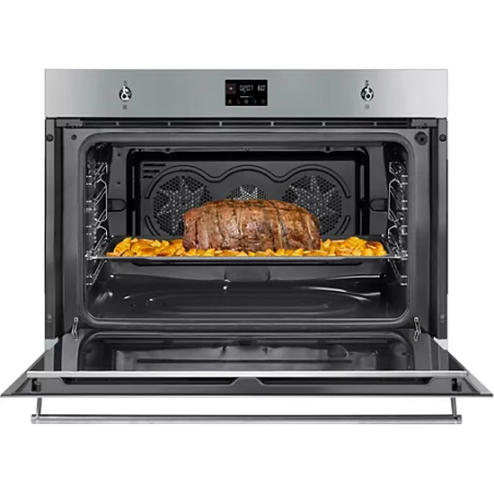 Four multifonction Smeg Classica 90cm Pyrolyse Inox SFP9302TX