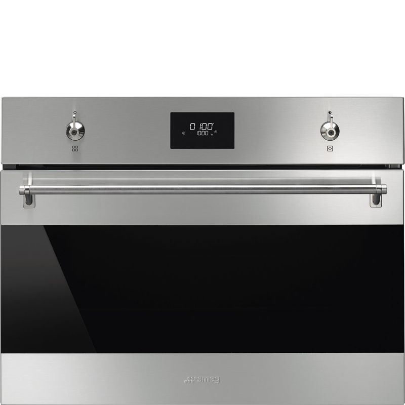 SMEG Classica Four 45 cm SFR9300X Inox chaleur tournante A+ Vapor Clean