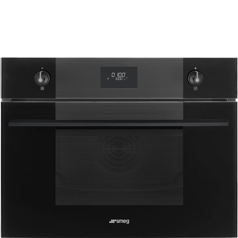 Four encastrable compact SMEG Linéa 45cm micro-ondes + gril |SO4101M0B3