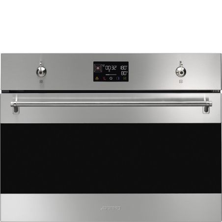 Four compact SMEG Classica 45 cm combi vapeur Inox anti-traces SO4302S3X