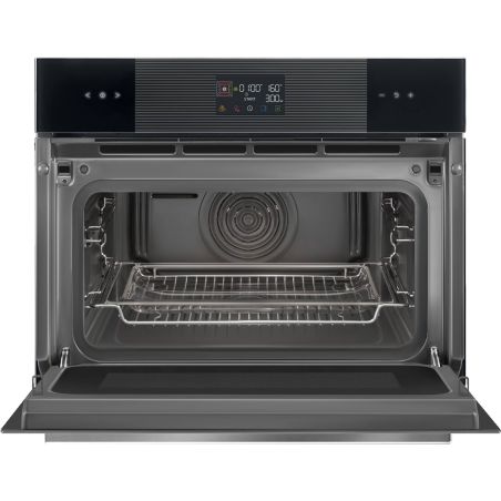 Four compact SMEG Linéa 45cm micro-ondes combiné Noir SO4102M1B3