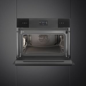 Four combiné vapeur Smeg Linéa 45cm 41L A++ LCD EvoScreen SO4102S3B3