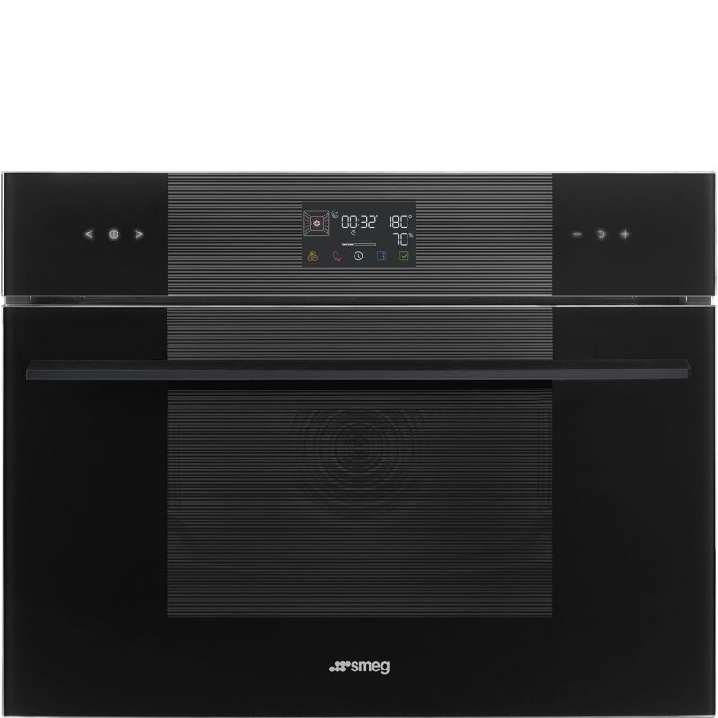 Four combiné vapeur Smeg Linéa 45cm 41L A++ LCD EvoScreen SO4102S3B3