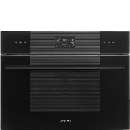 Four combiné vapeur Smeg Linéa 45cm 41L A++ LCD EvoScreen SO4102S3B3