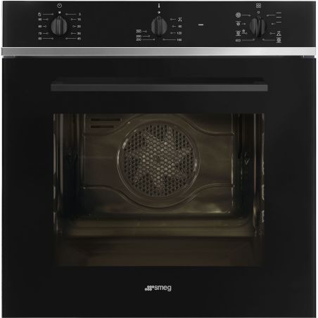 Four SMEG Elementi 60cm noir 8 fonctions 70l Vapor Clean SF64M3TB