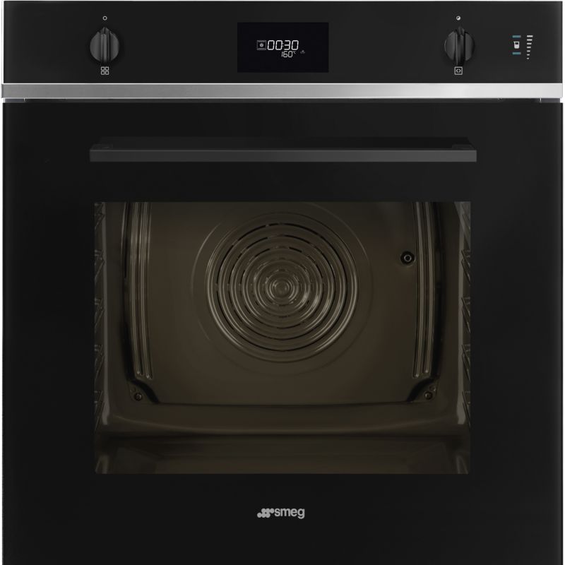 Four combiné vapeur Smeg Elementi 60cm Noir pyrolyse 11 fonctions SOP6401S2B