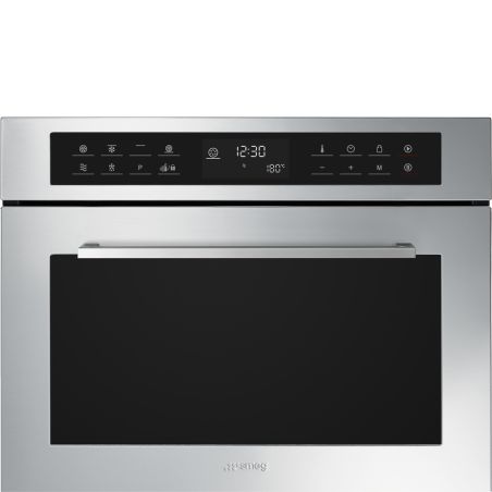 Four combiné compact SMEG Elementi 45cm Inox 13 programmes SF4400MCX1