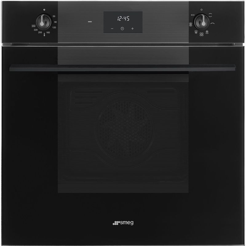 Four 60cm SMEG Linéa Noir 70L Chaleur brassée 6 fonctions SF6100VB3