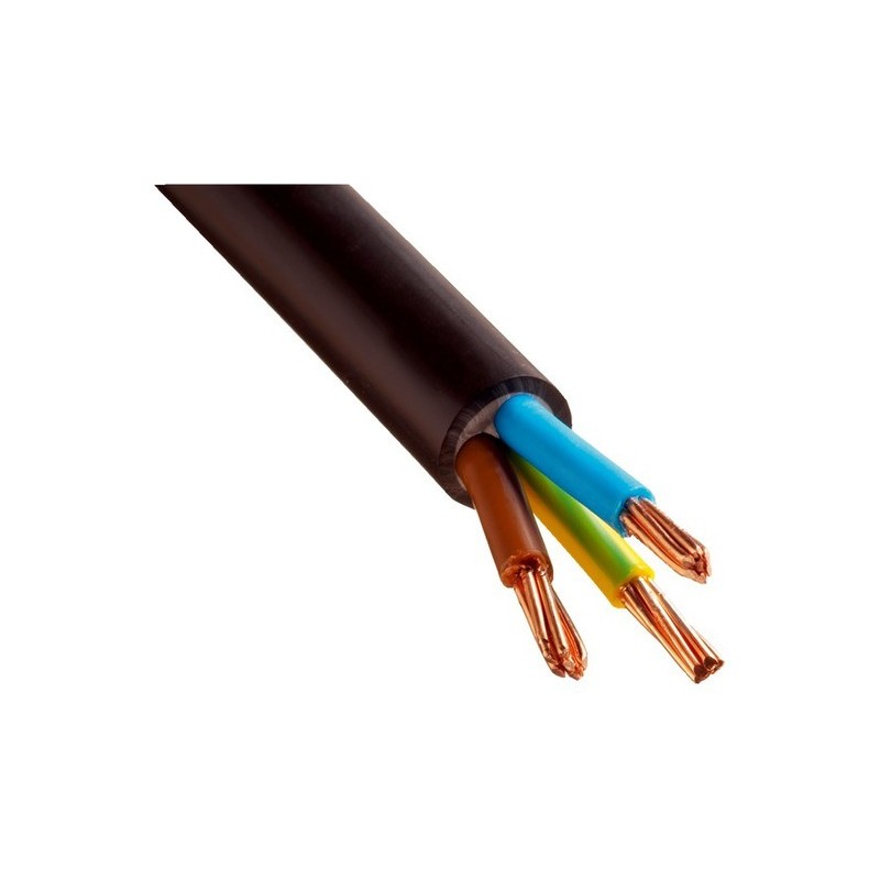 Câble électrique souple 3x6mm² au mètre