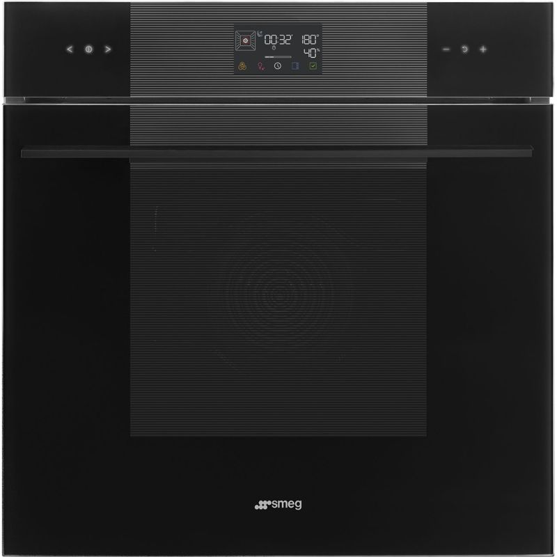 Four SMEG Linéa combiné vapeur 60cm Pyrolyse 68L Noir SOP6102S2PB3
