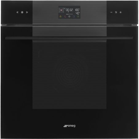 Four SMEG Linéa combiné vapeur 60cm Pyrolyse 68L Noir SOP6102S2PB3