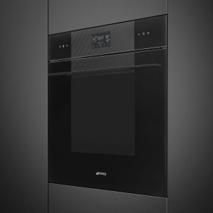 Four SMEG Linéa combiné vapeur 60cm Pyrolyse 68L Noir SOP6102S2PB3