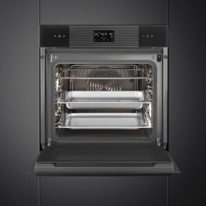 SMEG Linéa SO6102S3PB3 Four combiné vapeur 60cm, Steam100, LCD, A++