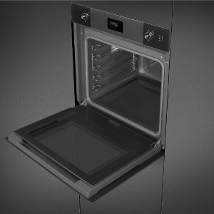 SMEG Linéa SO6101S2B3 Four 60cm Vapeur, LCD, Vapor Clean, 68L Noir