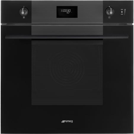 SMEG Linéa SO6101S2B3 Four 60cm Vapeur, LCD, Vapor Clean, 68L Noir